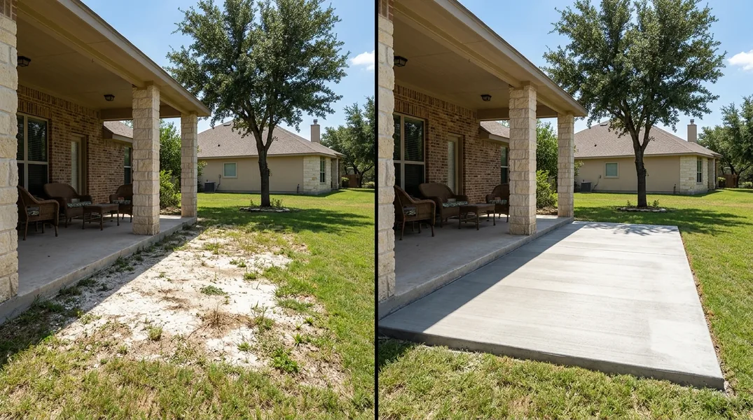 Stamped Concrete Patio Ideas for San Antonio Backyards